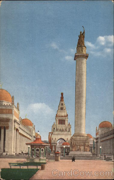 Column of Progress at the Panama Pacific International Exposition, 1915 San Francisco California