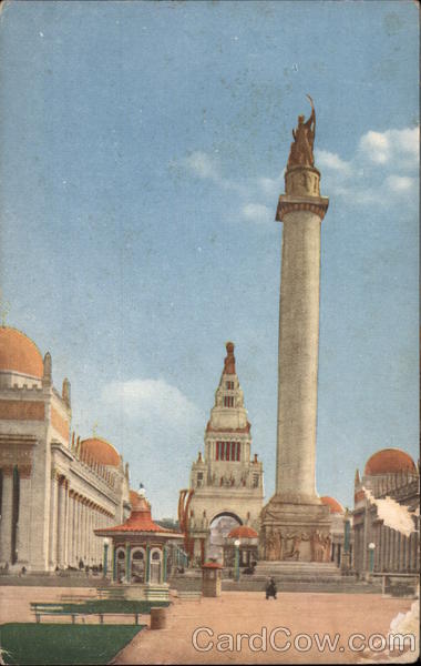 Column of Progress at the Panama Pacific International Exposition 1915 San Francisco California