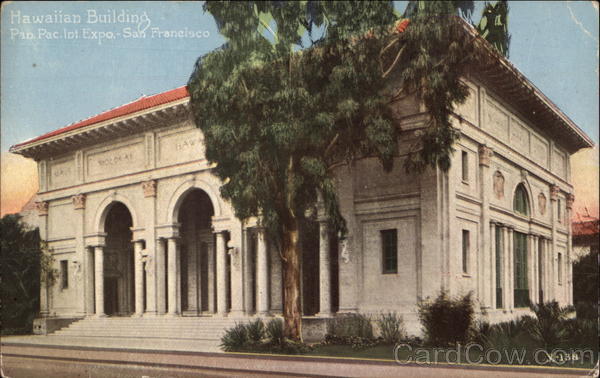 Hawaiian Building San Francisco California 1915 Panama-Pacific Exposition