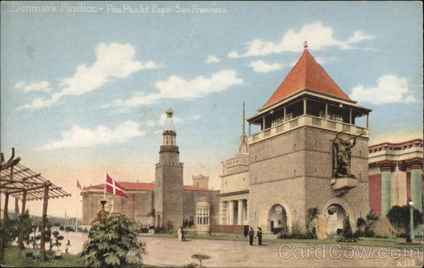 Denmark's Pavilion, Pan. Pac. Int. Expo San Francisco California