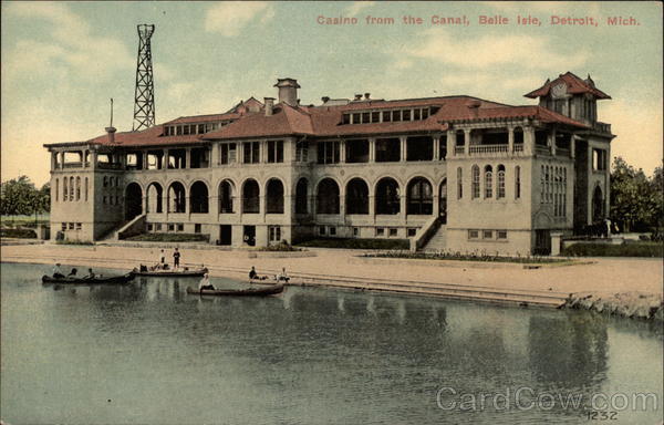 Casino From the Canal, Belle Isle Detroit Michigan