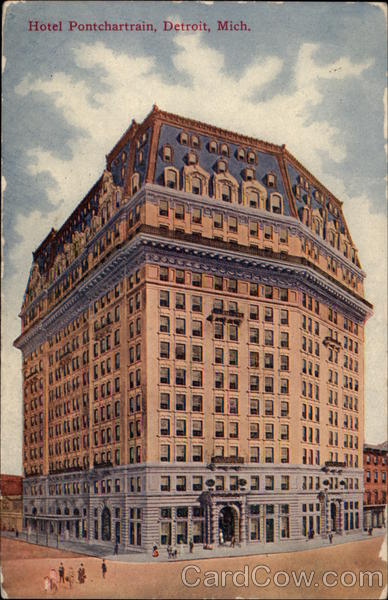 Hotel Pontchartrain Detroit Michigan