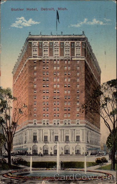 Statler Hotel Detroit Michigan