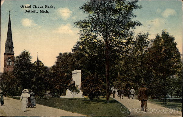 Grand Circus Park Detroit Michigan