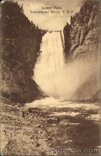 Lower Falls, Yellowstone River Yellowstone National Park Wyoming