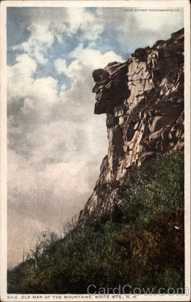 Old Man of the Mountains White Mountains New Hampshire
