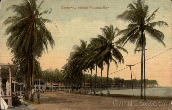 Causeway Edging Panama Bay