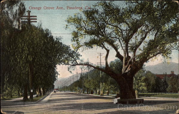 Orange Grove Ave Pasadena California