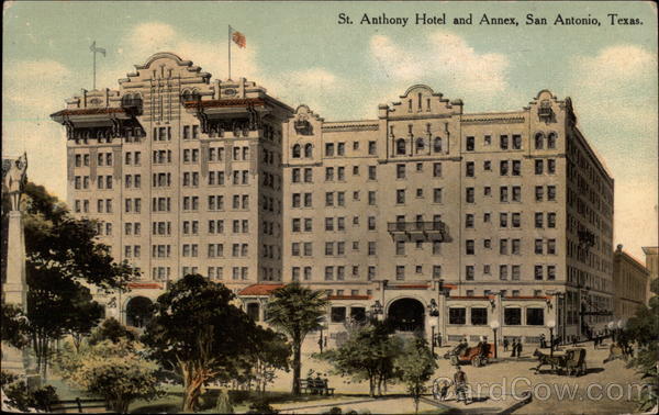 St. Anthony Hotel and Annex San Antonio Texas