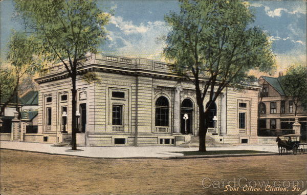Post Office Clinton Iowa