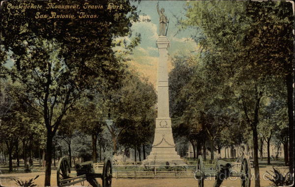 Confederate Monument, Travis Park San Antonio Texas