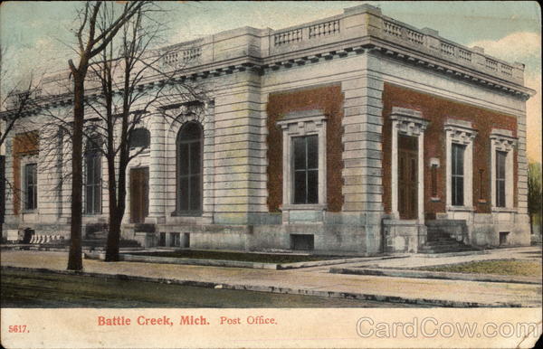 Post Office Battle Creek Michigan
