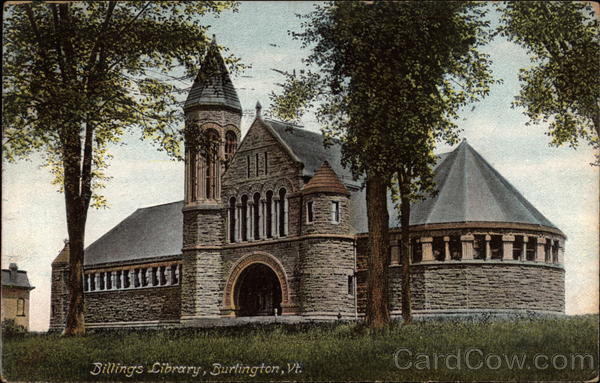 Billings Library Burlington Vermont