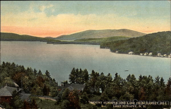 Mount Sunapee and Lake from Garnet Hill New Hampshire
