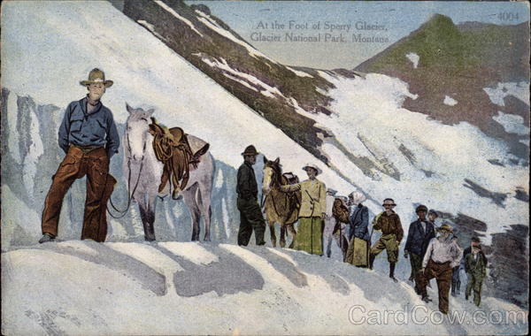 At the Foot of Sperry Glacier Glacier National Park Montana