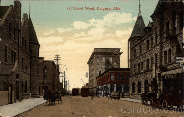 1st Street West Calgary AB Canada Alberta