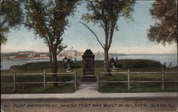 Fort Armstrong Rock Island, IL Postcard Postcard