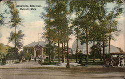Aquarium, Belle Isle Postcard