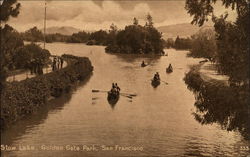 Stow Lake, Golden Gate Park Postcard