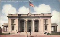 Kansas State Building - Pan. Pac. Int. Expo Postcard
