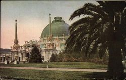 Palace of Horticulture, Looking across the Great South Gardens San Francisco, CA 1915 Panama-Pacific Exposition Postcard Postcard