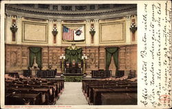House of Representatives State House Boston, MA Postcard Postcard