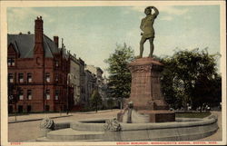 Ericson Monument, Massachusetts Avenue Postcard