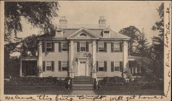 Longfellow House in Cambridge Postcard