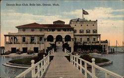 Detroit Boat Club, Belle Isle Postcard