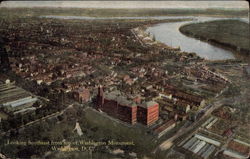 Looking Southeast from Top of Washington Monument Postcard
