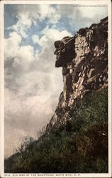 Old Man of the Mountains White Mountains, NH Postcard Postcard