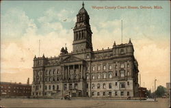 Wayne County Court House Postcard