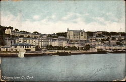 View of City From River Postcard