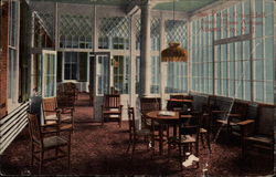 Sun Parlor, Craig Hall, South Illinois Avenue Postcard