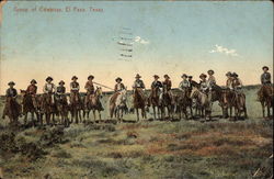 Group of Cowboys El Paso, TX Postcard Postcard