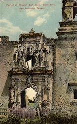Portal of Mission San Jose San Antonio, TX Postcard Postcard