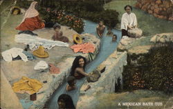 A Mexican Bathtub Postcard
