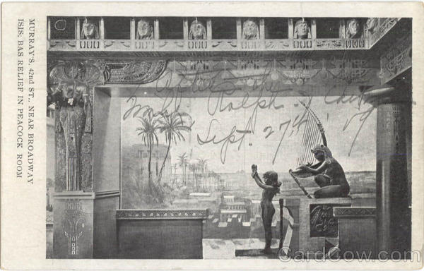 Isis; Bas relief in Peacock Room Art