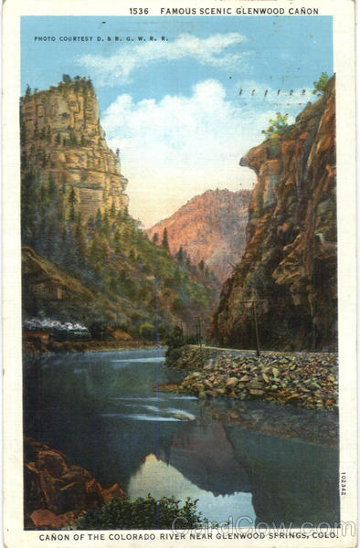 Famous Scenic Glenwood Canon Glenwood Springs Colorado
