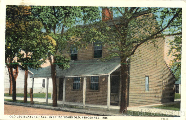 Old Legislature Hall Vincennes Indiana