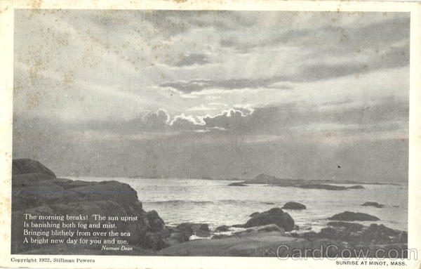 Sunrise At Minot Massachusetts