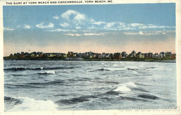 The Surf At York Beach And Concordville Maine