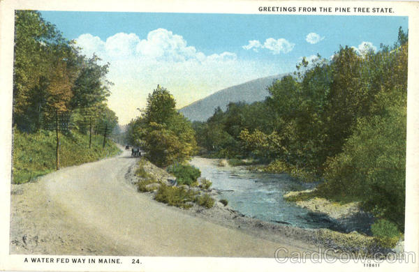 Greetings From The Pine Tree State Scenic Maine
