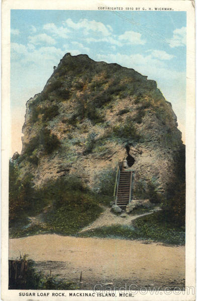 Sugar Loaf Rock Mackinac Island Michigan