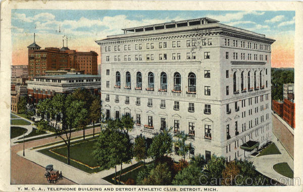 YMCA Telephone Building And Detroit Athletic Club Michigan