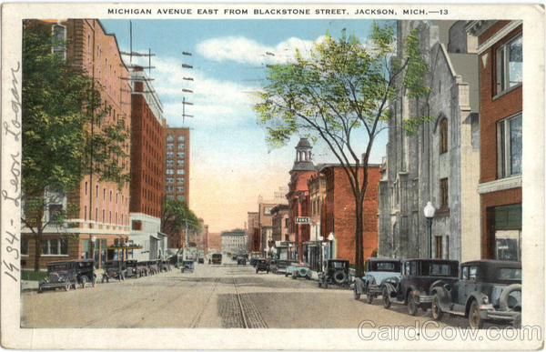 Michigan Avenue East From Blackstone Street Jackson