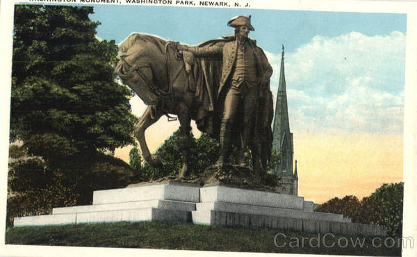 Monument, Washington Park Newark New Jersey