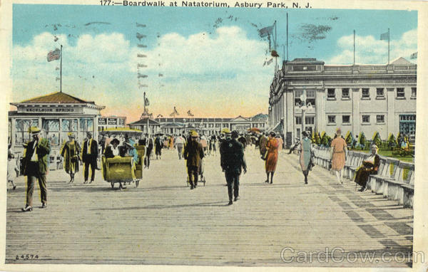 Boardwalk At Natatorium Asbury Park New Jersey