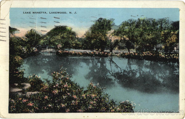 Lake Manetta Lakewood New Jersey