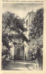The Tower Of Christ Church, Protestant Episcopal Postcard